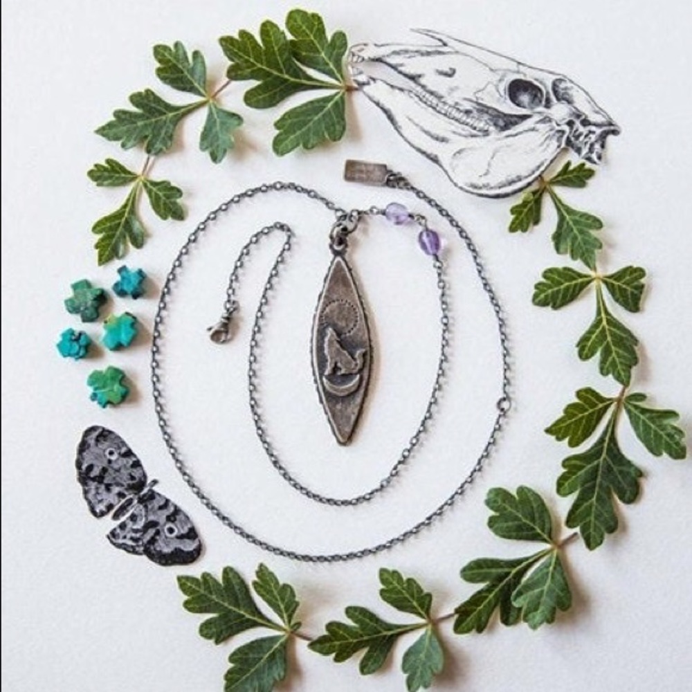 -SOLD- The Noisy Plume - Come Home Necklace